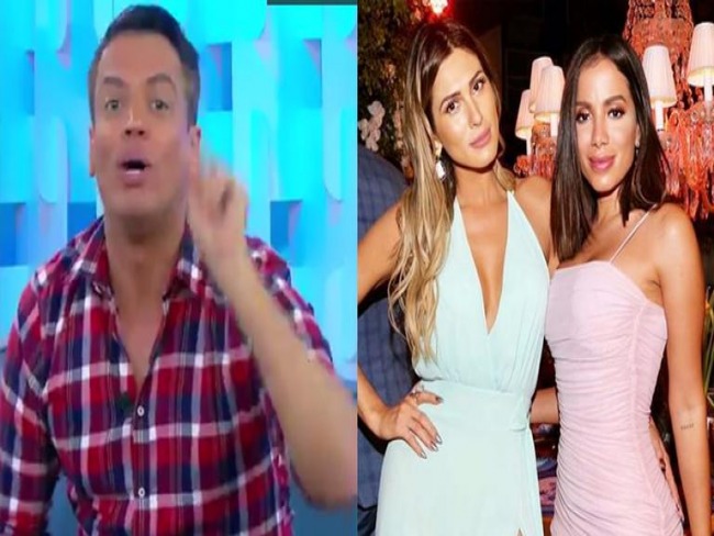 Leo Dias entrega flerte entre Anitta e Lívia Andrade nos bastidores do casamento de Carlinhos Maia