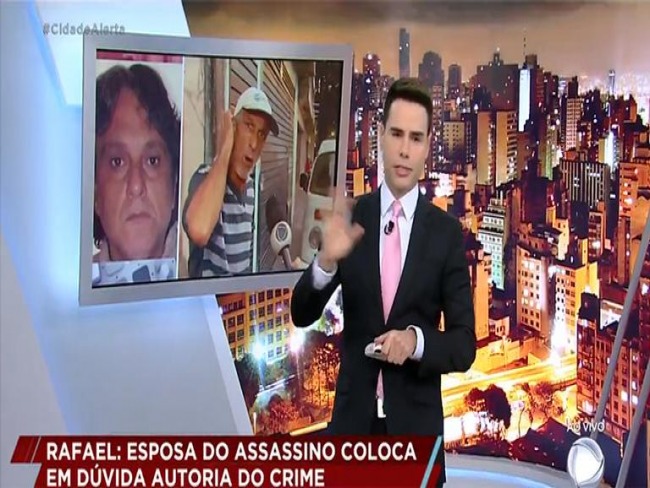 Irmão do suspeito de assassinar Rafael Miguel briga com Luiz Bacci ao vivo