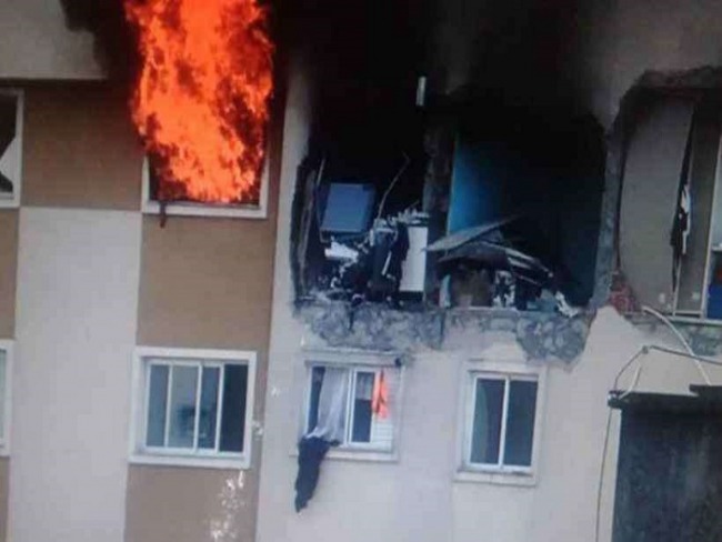 Morre menino arremessado do 6° andar após explosão em apartamento