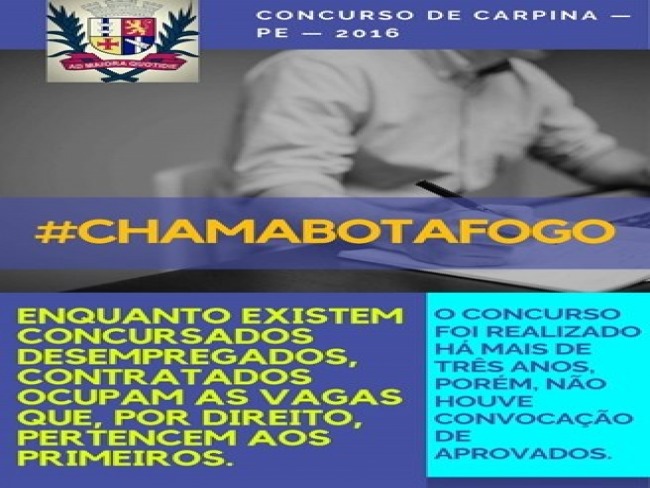 Com a #ChamaBotafogo aprovados em concurso fazem campanha em rede social