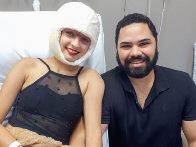 Débora Stefany passa por nova cirurgia para enxerto de pele