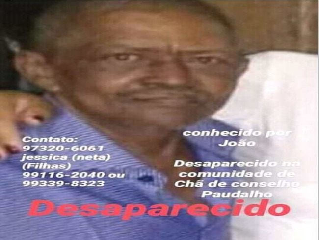 Carpina: Familiares buscam informações sobre homem desaparecido