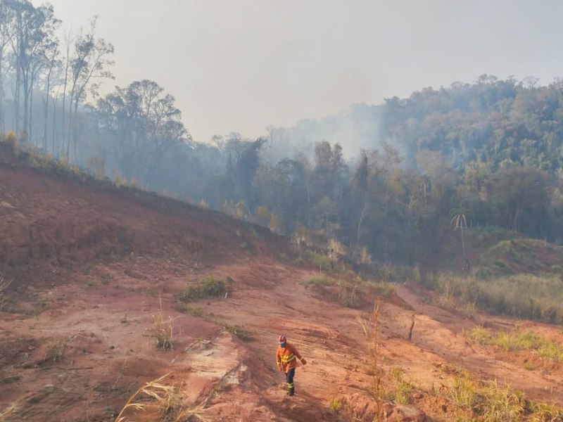 Com volta do calor, Bombeiros reforam alerta de combate a incndios florestais