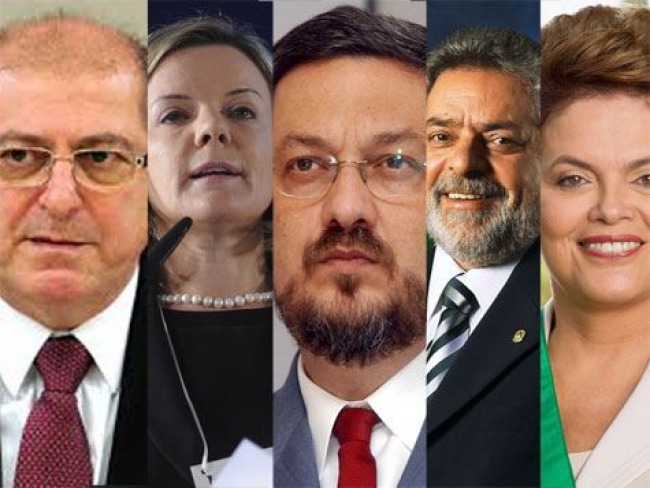 PGR denuncia Dilma, Lula, Palocci e Gleisi por propina da Odebrecht