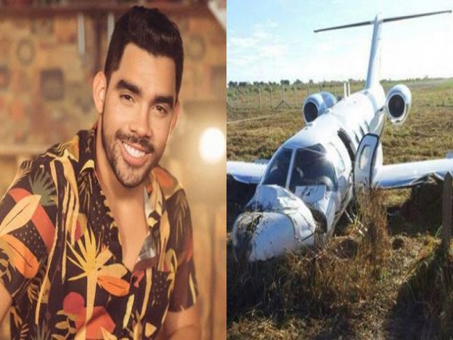 Morre cantor Gabriel Diniz aps queda de avio, em Sergipe