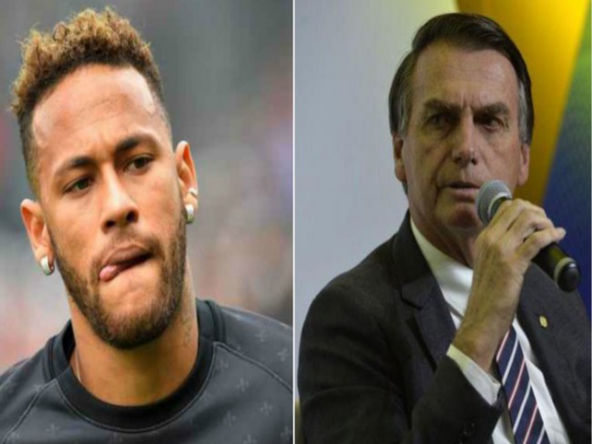 'Est num momento difcil, mas eu acredito nele' diz Bolsonaro sobre Neymar