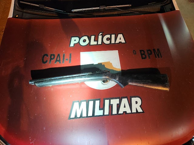 Polcia prende acusado de violncia domstica e apreende arma de fogo em Delmiro Gouveia