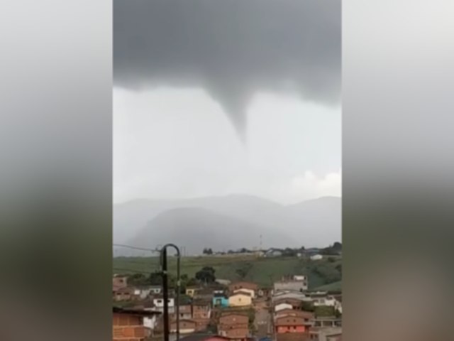 Princípio de tornado é visto no interior de Pernambuco