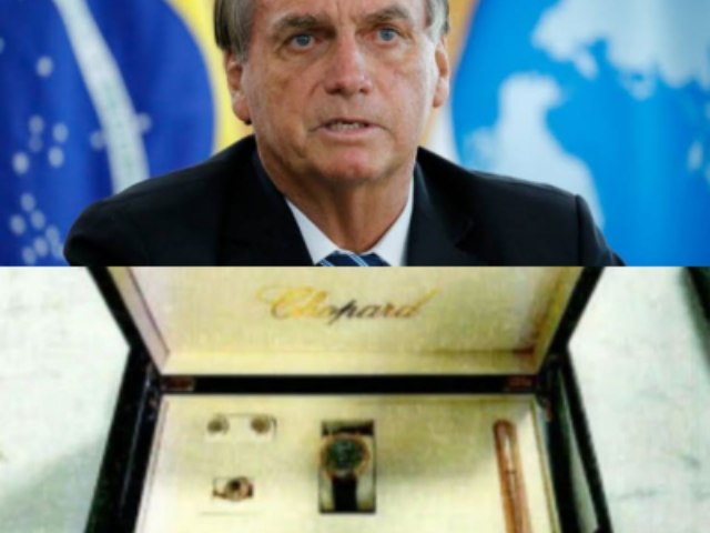 Bolsonaro está com 2º pacote de joias trazidas ilegalmente ao país