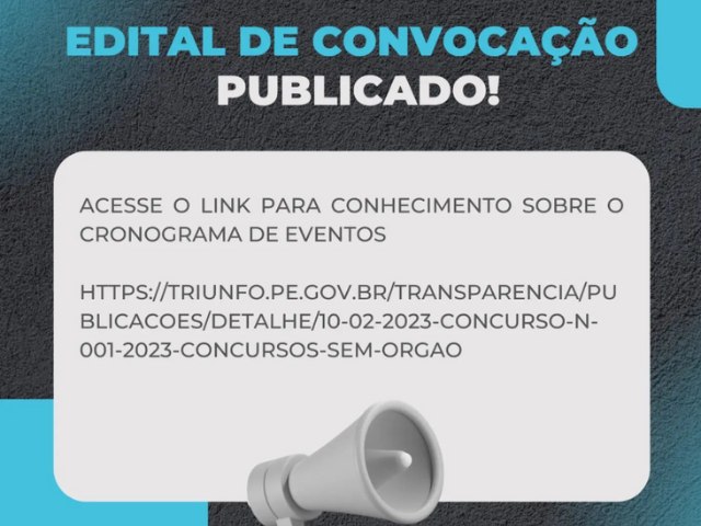 Prefeitura de Triunfo Publica Edital de Convocação dos Concursados.