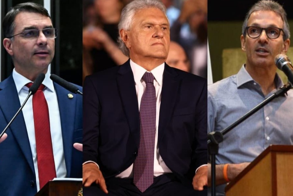 Fl�vio Bolsonaro diz esperar uni�o com Zema e Caiado no 2� turno para 'derrotar o PT'