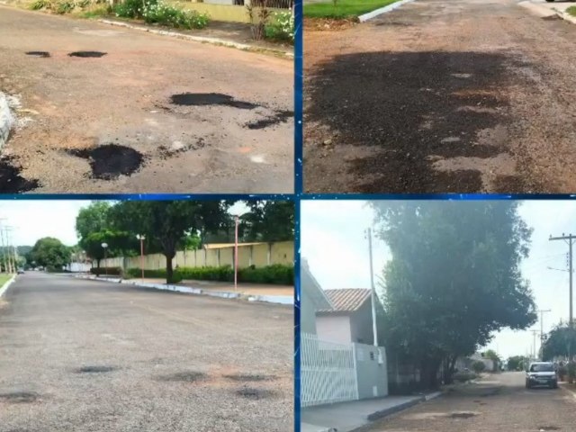 Prefeitura de Novo Brasil realiza tapa buracos em toda Cidade 
