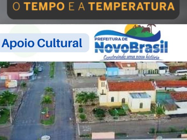 Previso do tempo para a Cidade de Novo Brasil-GO 