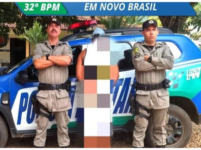 Militares prendem homem por receptao em Novo Brasil 