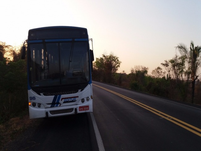 Criminosos invadem nibus, atiram e roubam passageiros na BR-316