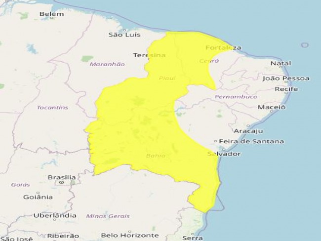 Piau est em alerta para chuvas intensas pelos prximos dias