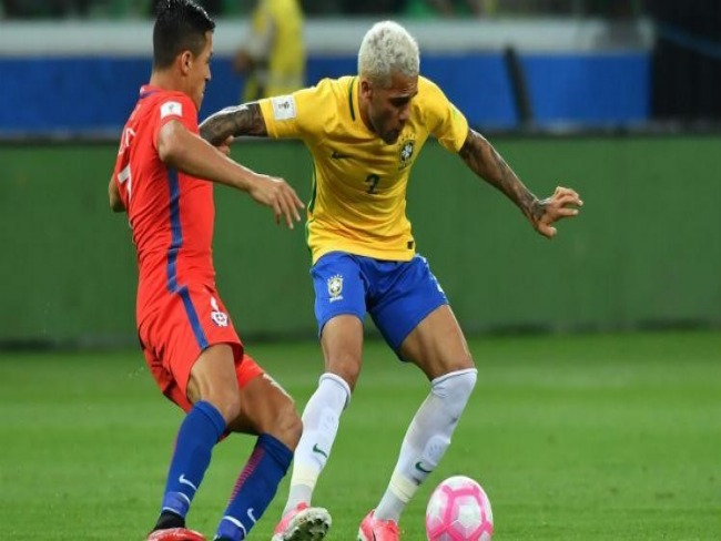 Brasil vence o Chile por 3x0 e fecha Eliminatrias com 41 pontos