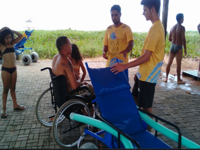 Acesso ao mar por pessoas com mobilidade reduzida e deficientes