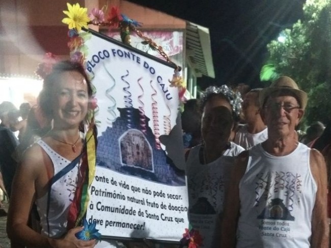 Bloco carnavalesco homenageia Fonte do Caju