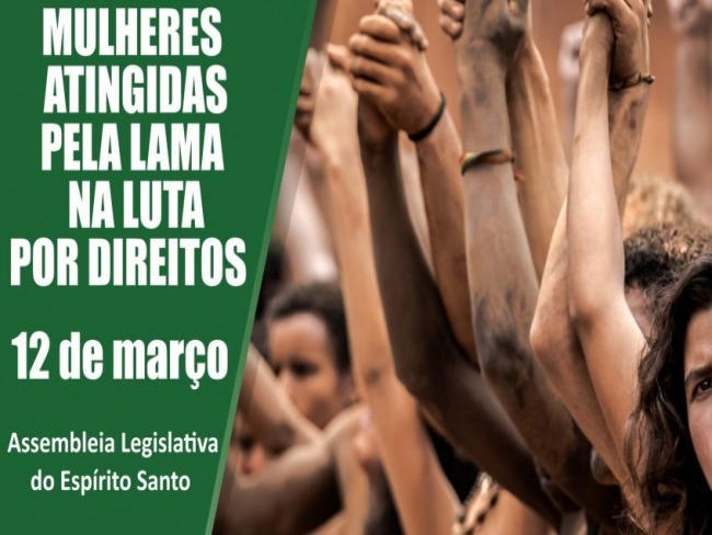Exposio e debate marcam encontro de mulheres atingidas pela lama da Samarco