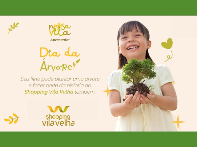 Shopping Vila Velha realiza ação de plantio em celebração ao Dia da Árvore