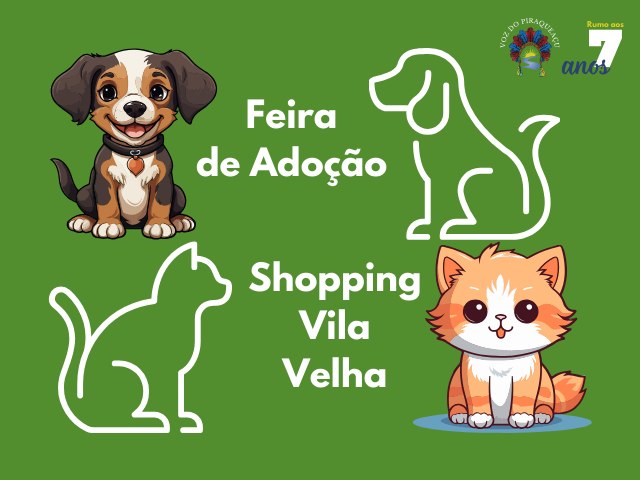 Shopping Vila Velha terá Feira de Adoção Pet