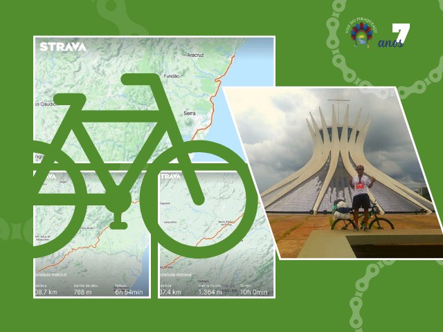 Cidado, de Barra do Riacho, coloca a bike na estrada e desta vez o destino  So Paulo