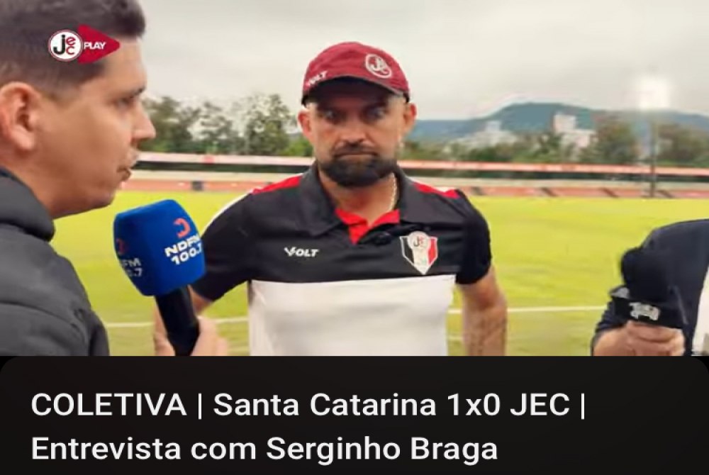 Serginho, t�cnico do JEC 