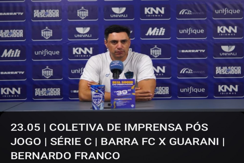 Professor Bernardo comenta derrota para o Guarani