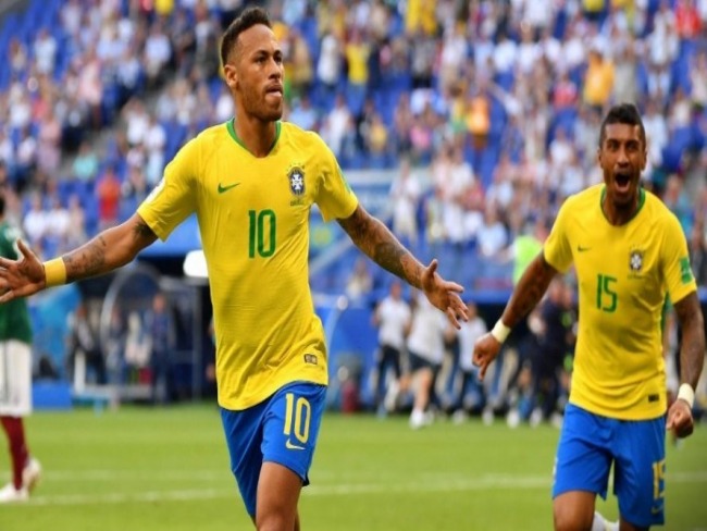 Brasil vence o Mxico por 2 x 0 e vai enfrentar a Blgica nas quartas de final