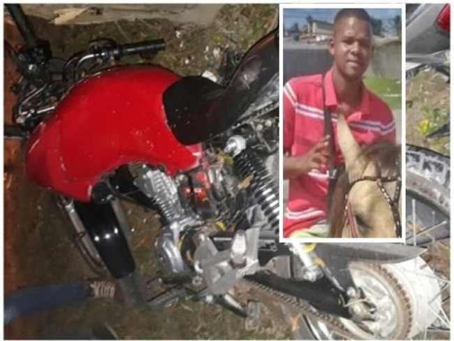 Irar: Jovem motociclista morre aps coliso em rvore.