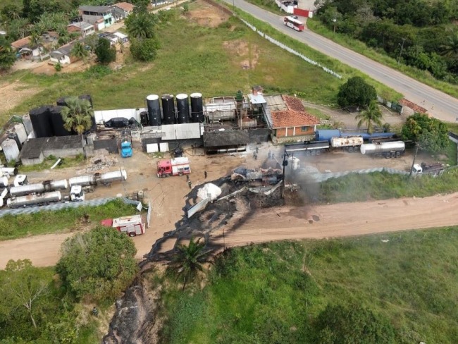 Vtima de incndio em caminho de combustveis em Candeias teve mais de 90% do corpo queimado 