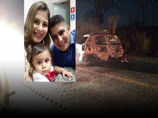 Carro em fuga provoca desastre e mortes de pastor, esposa, filha e sogra na BR-040