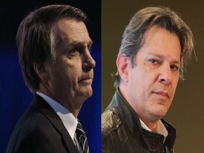 Bolsonaro tem 64%; Haddad, 36% dos votos vlidos, diz DataPoder360 