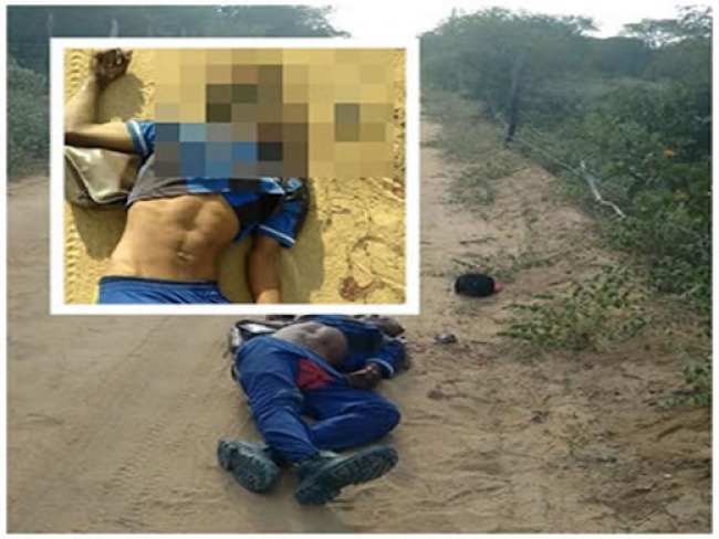 Corpo  encontrado com perfuraes de tiros na zona rural de Capim Grosso