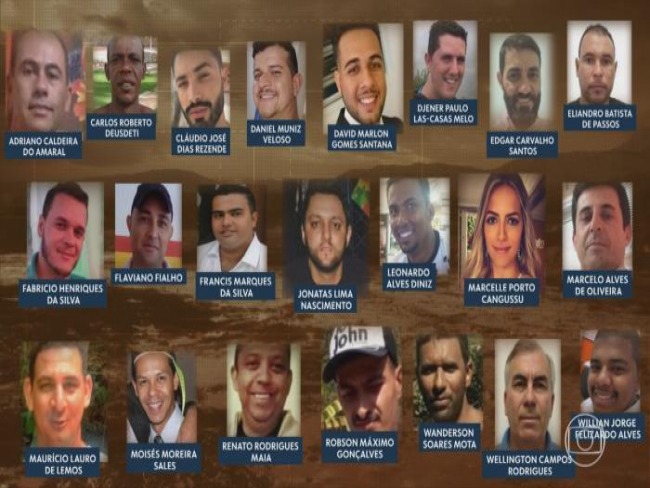 Os mortos na tragdia em Brumadinho: 65 corpos localizados, 31 identificados