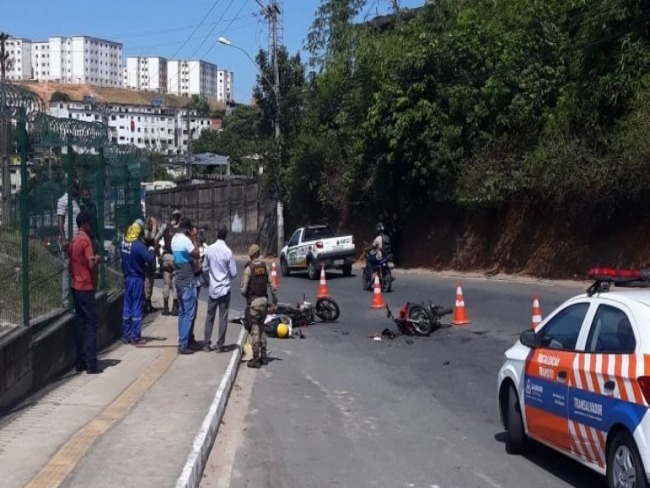 Salvador: Motoclista morre aps batida entre duas motos em Campinas de Piraj