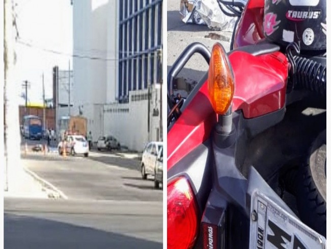 Salvador: Motociclista  atingido por nibus no Comrcio 