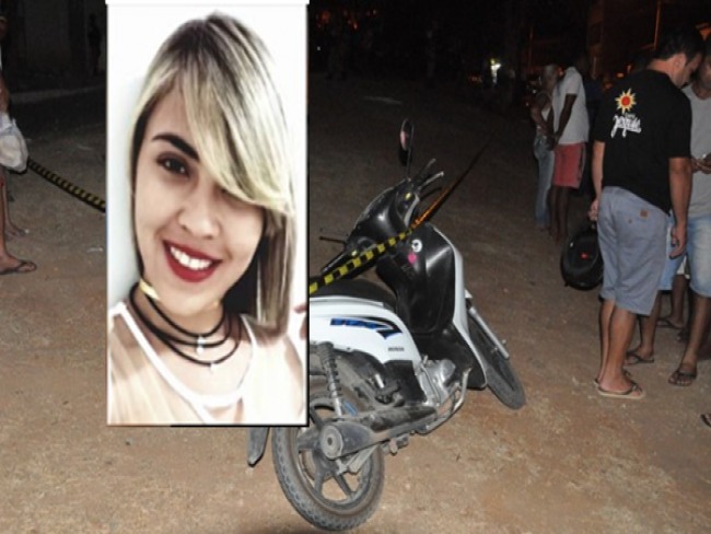 Jequi-BA: Garota  morta a tiros enquanto passava de moto por rua. 