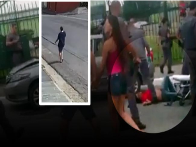 Mulher de Barra do Choa-BA  atropelada e morta a tiros pelo marido em Santo Andr, SP, veja vdeo
