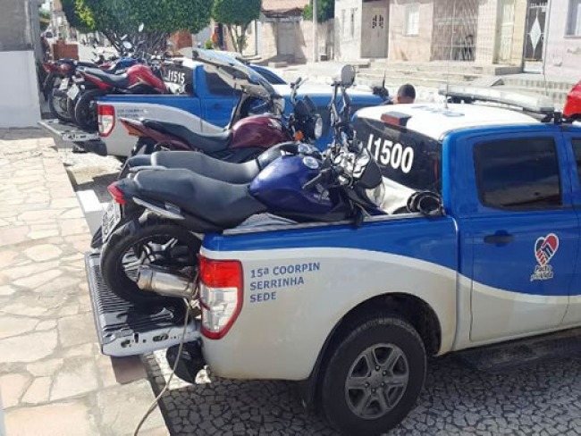 Operao da Polcia Civil recupera 15 motocicletas com restrio de furto/roubo em Capim Grosso e Vrzea da Roa