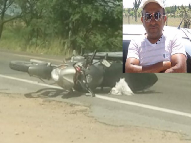 Motoqueiro se envolve em acidente com caminho em Teofilndia e fica em estado grave