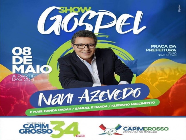 Festa Gospel ser realiza hoje (08) em Capim Grosso