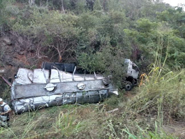 Grave acidente com vtima fatal na BA-052, no municpio de Baixa Grande 