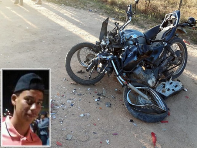 Jovem morre e outro fica ferido em coliso entre motos na zona rural de Queimadas 