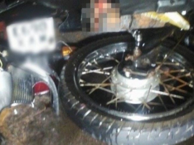 Grave acidente com moto  registrado em estrada vicinal de Serrolndia