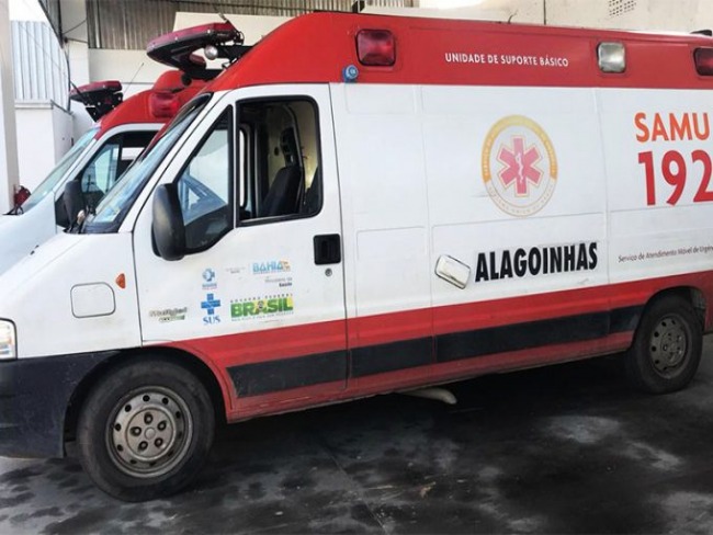 Alagoinhas: Homem  preso por roubar ambulncia do Samu em frente a hospital