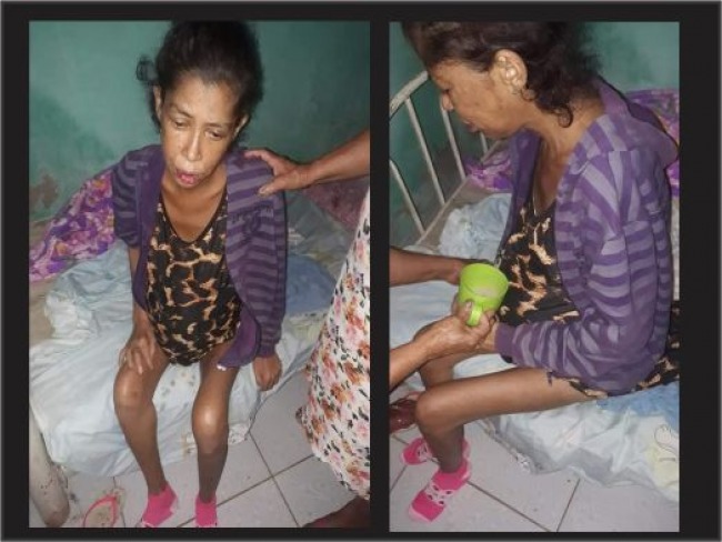 Capim Grosso: Mulher com Barriga d`gua e me de trs filhos pede ajuda para realizar tratamento