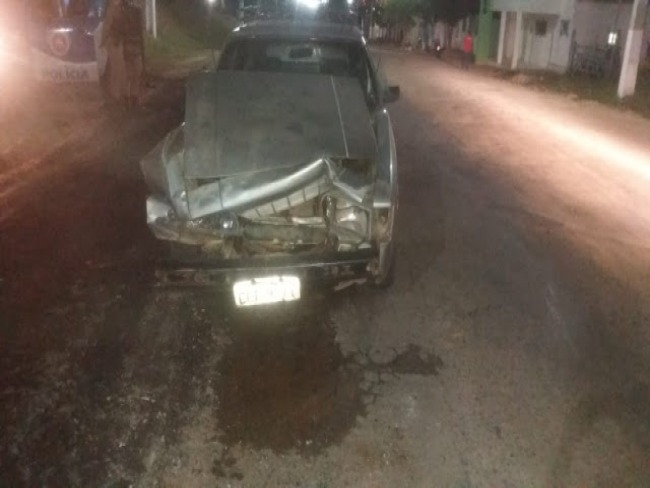 Idoso colide carro com maquina durante recuperao da Av Nossa Senhora da Conceio em Jacobina 