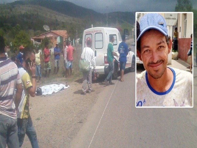 Miguel Calmon: Homem morre aps colidir moto em traseira de carro na BA-131 no povoado de gua Branca